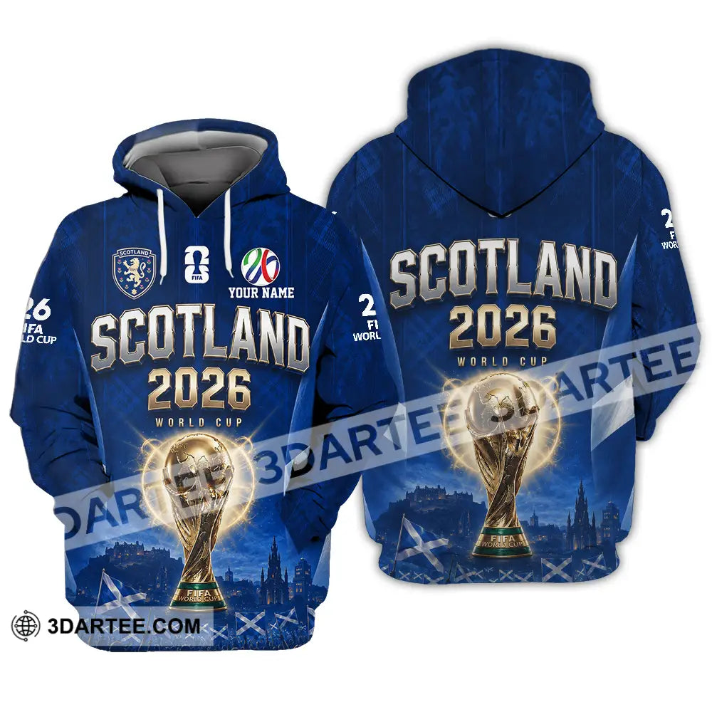 Unisex Shirt - Custom Scotland World Cup 2026 Shirt - Hoodie / S - T-shirt