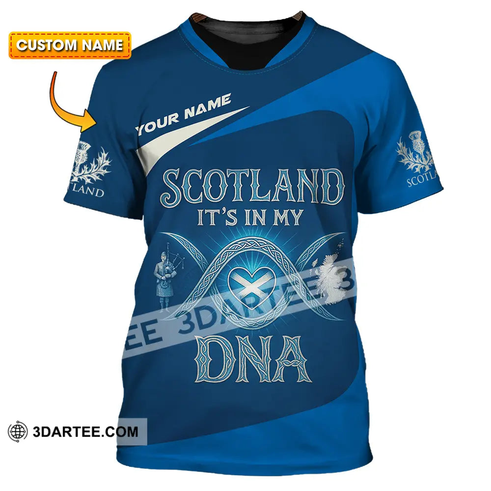 Unisex Shirt Custom Scotland It’s In My DNA Shirt T shirt