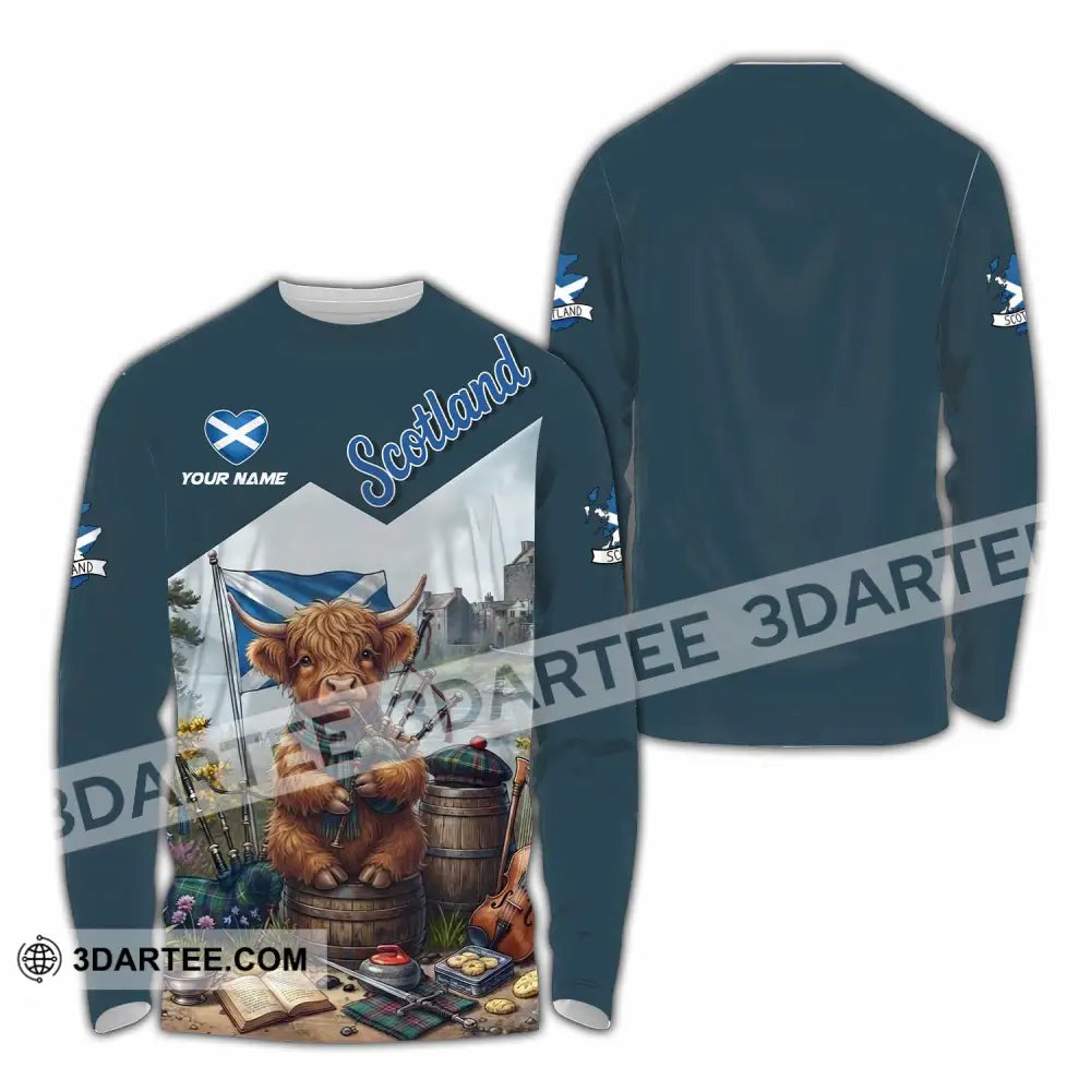 Unisex Shirt - Custom Scotland Shirt - Long Sleeve Shirt / S - T-shirt