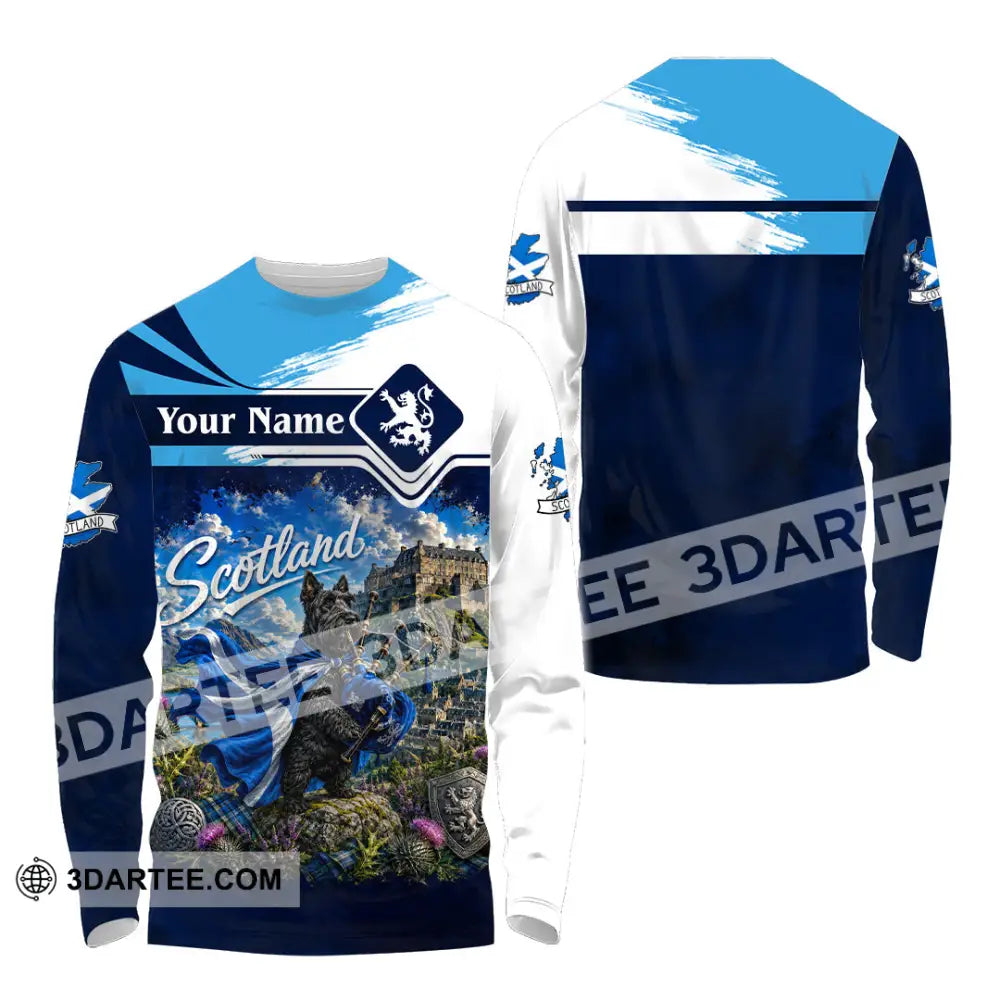 Unisex Shirt - Custom Scotland Shirt - Long Sleeve Shirt / S - T-shirt