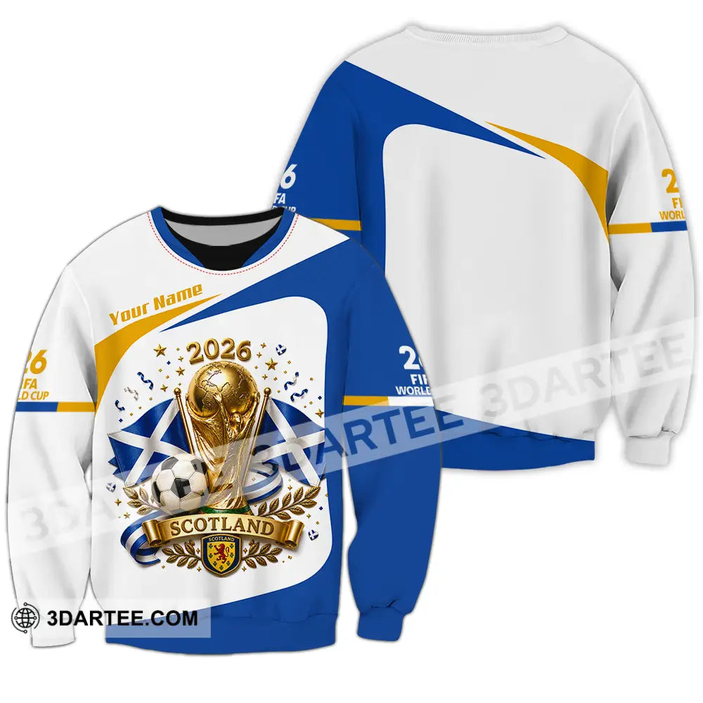Unisex Shirt - Custom Scotland World Cup 2026 Shirt - Long Sleeve / S - T-shirt