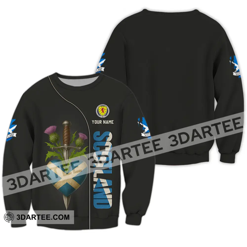 Unisex Shirt - Custom Scotland Shirt Long Sleeve / S T-shirt
