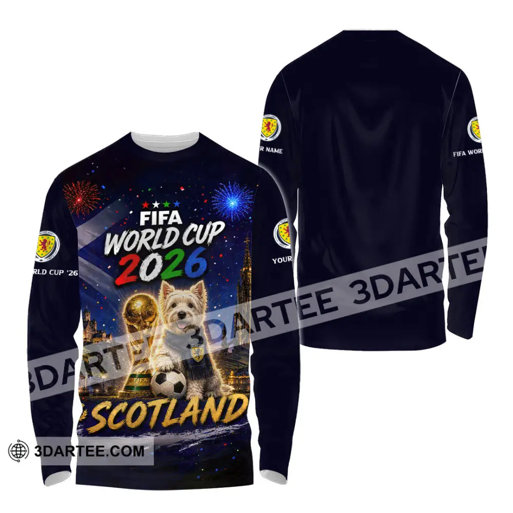 Unisex Shirt - Custom Scotland World Cup 2026 Shirt - Long Sleeve Shirt / S - T-shirt