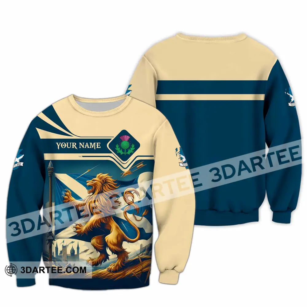 Unisex Shirt - Custom Scotland Shirt Long Sleeve / S T-shirt
