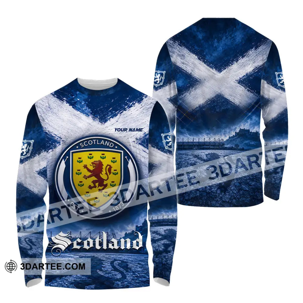 Unisex Shirt - Custom Scotland Shirt - Long Sleeve Shirt / S - T-shirt