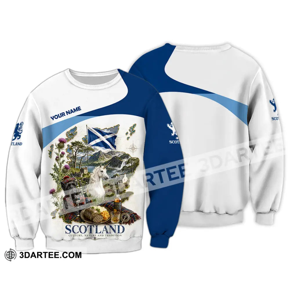 Unisex Shirt - Custom Scotland Shirt - Long Sleeve / S - T-shirt