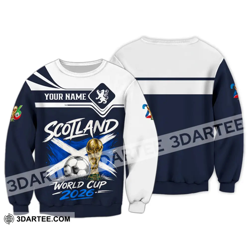 Unisex Shirt - Custom Scotland World Cup 2026 Shirt - Long Sleeve / S - T-shirt