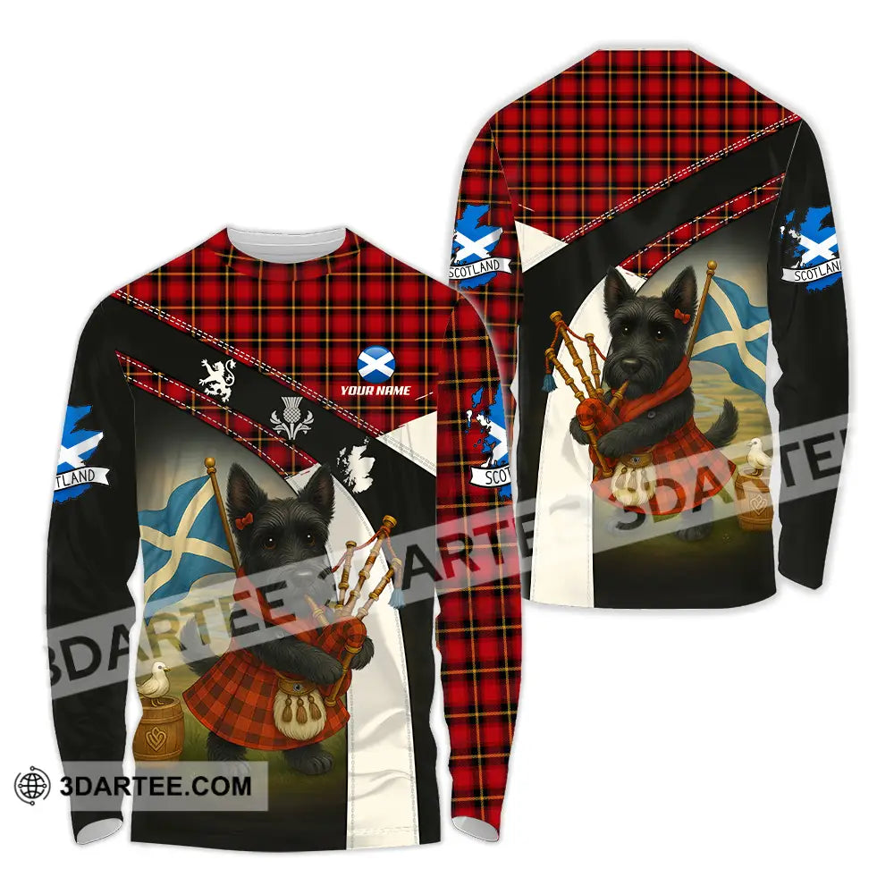 Unisex Shirt - Custom Scotland Pet Lover Shirt Long Sleeve Shirt / S T-shirt