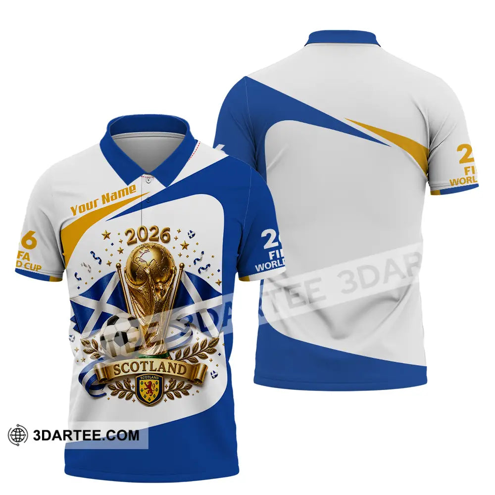 Unisex Shirt - Custom Scotland World Cup 2026 Shirt - Polo Shirt / S - T-shirt