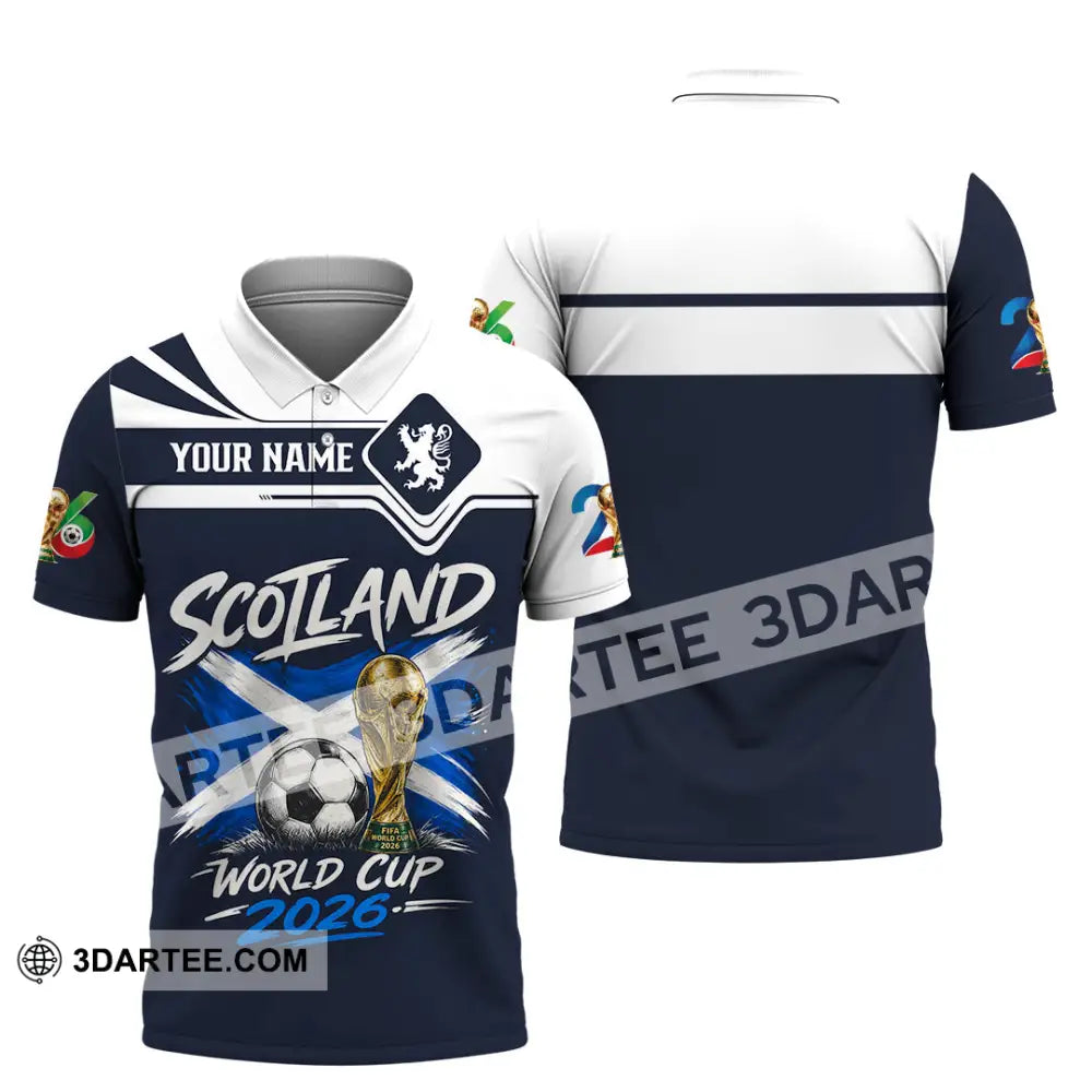 Unisex Shirt - Custom Scotland World Cup 2026 Shirt - Polo Shirt / S - T-shirt