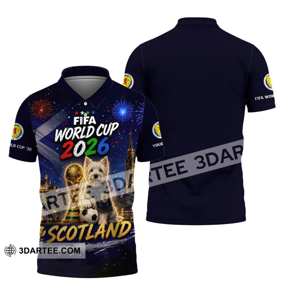 Unisex Shirt - Custom Scotland World Cup 2026 Shirt - Polo Shirt / S - T-shirt