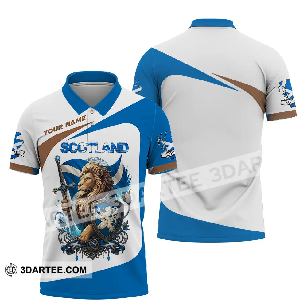 Unisex Shirt - Custom Scotland Shirt Polo Shirt / S T-shirt