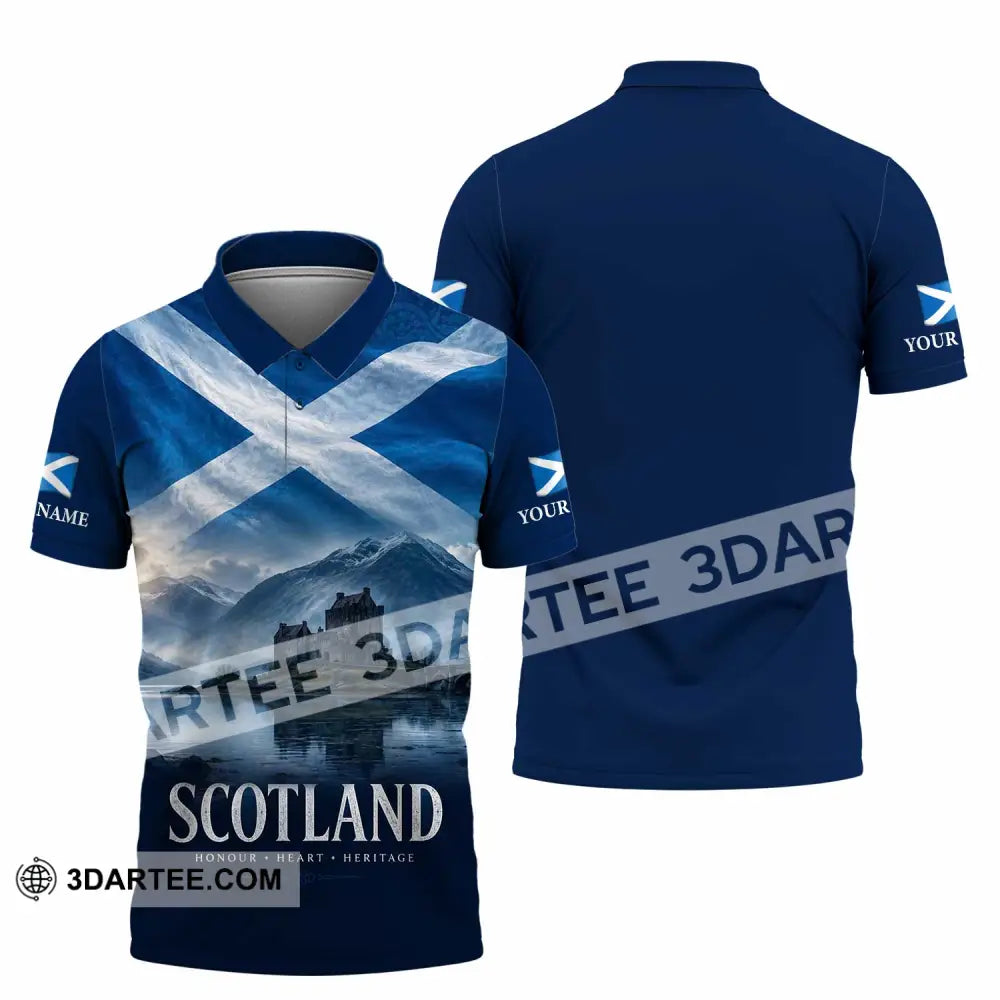 Unisex Shirt - Custom Scotland Shirt - Polo Shirt / S - T-shirt