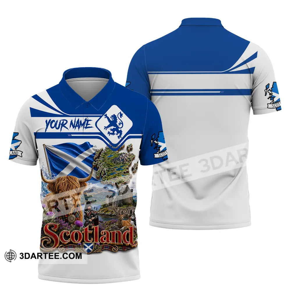Unisex Shirt - Custom Scotland Shirt - Polo Shirt / S - T-shirt