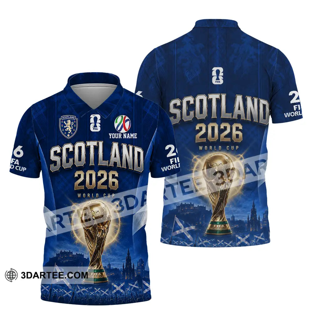 Unisex Shirt - Custom Scotland World Cup 2026 Shirt - Polo Shirt / S - T-shirt