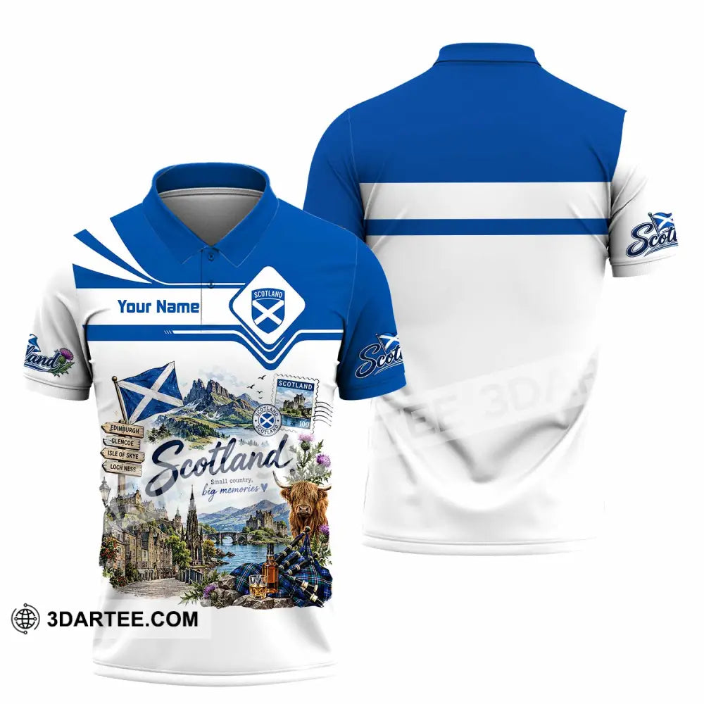 Unisex Shirt - Custom Scotland Shirt - Polo Shirt / S - T-shirt