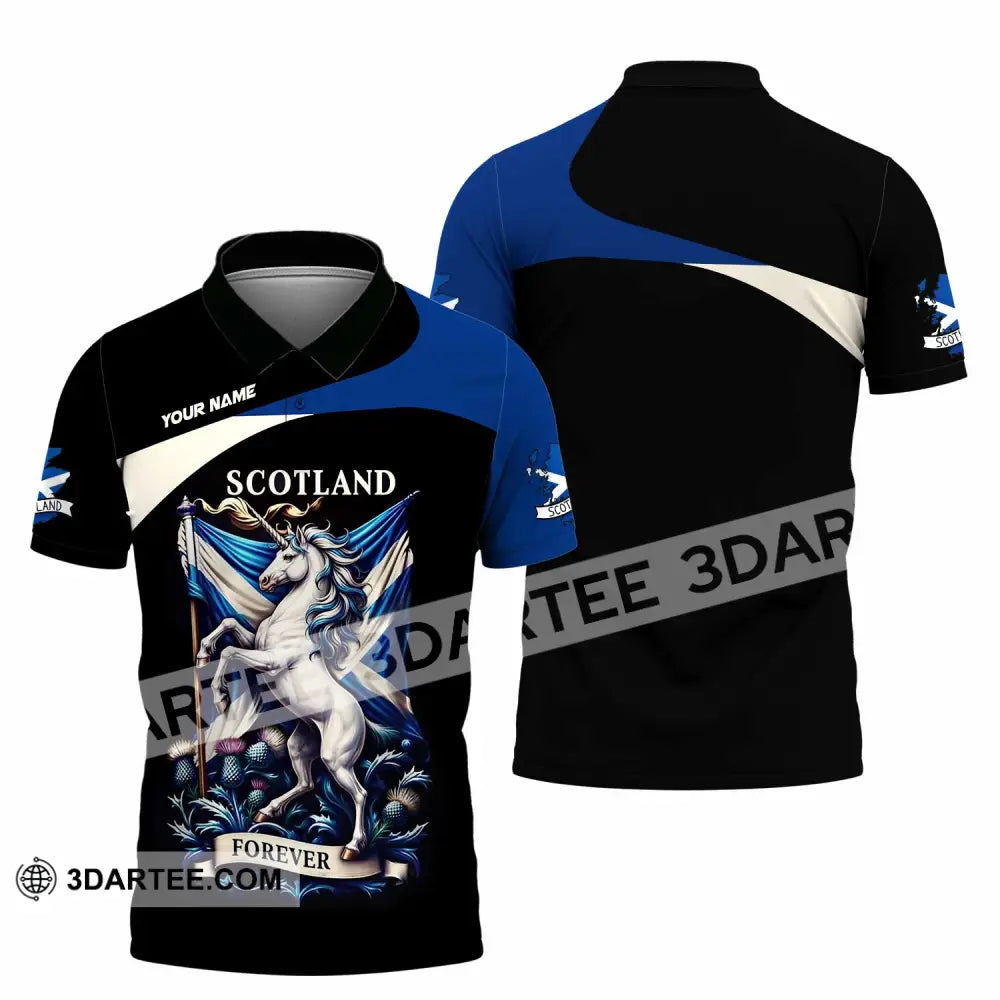Unisex Shirt - Custom Scotland Shirt - Polo Shirt / S - T-shirt