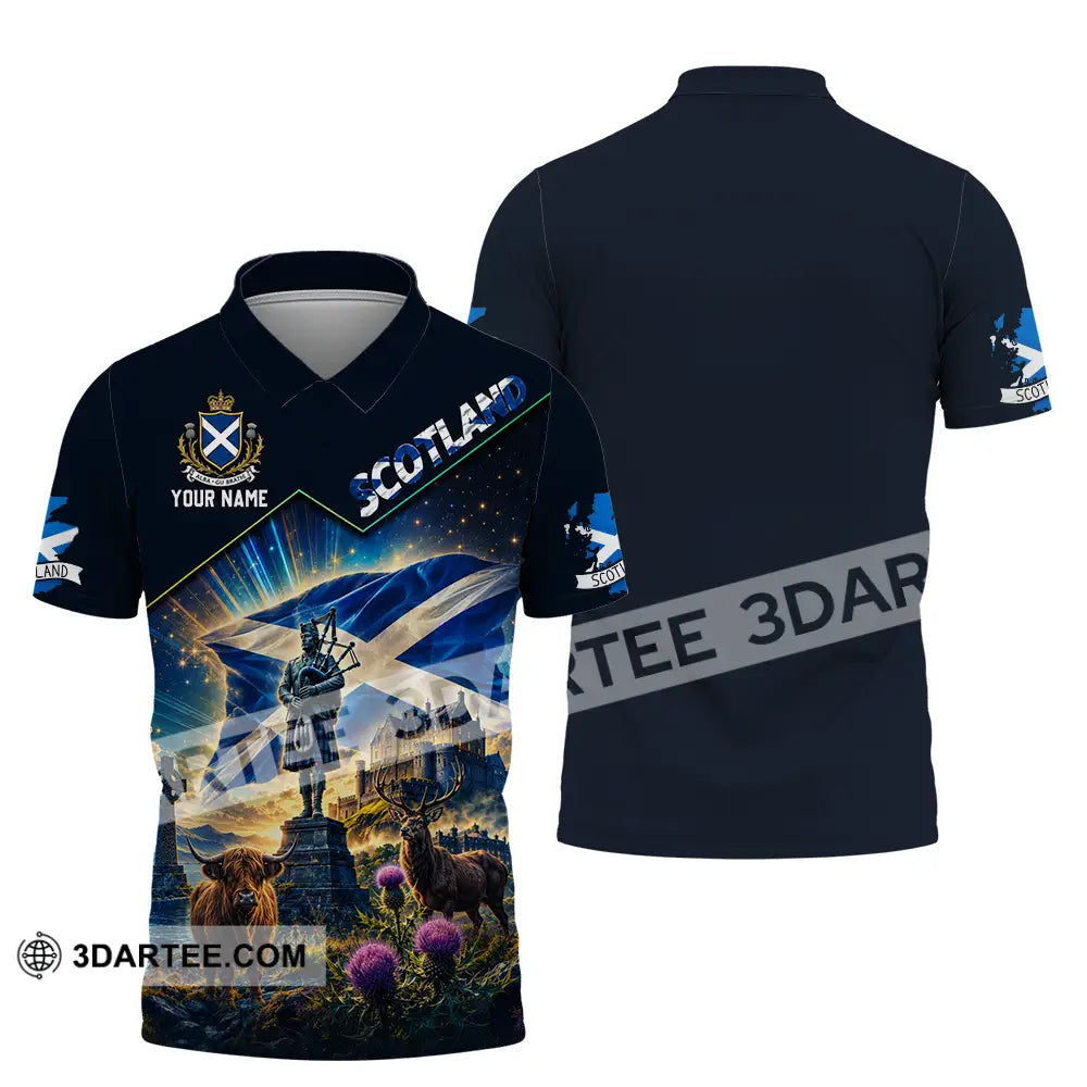 Unisex Shirt - Custom Scotland Shirt - Polo Shirt / S - T-shirt