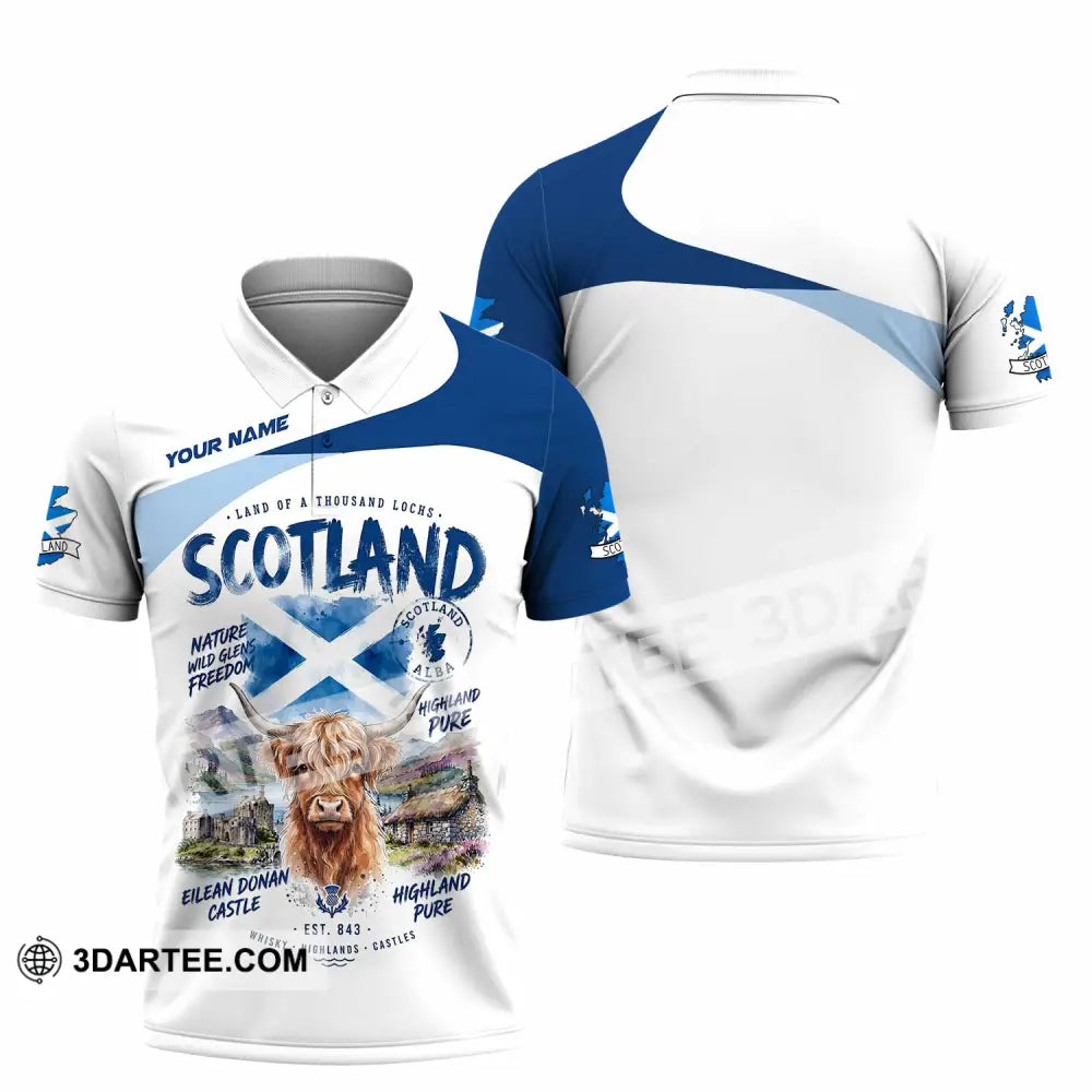 Unisex Shirt - Custom Scotland Shirt - Polo Shirt / S - T-shirt
