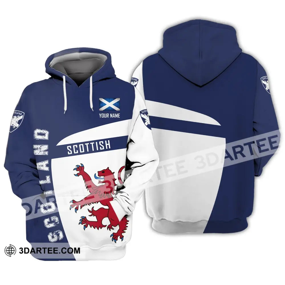 Unisex Shirt Custom Scotland Scottish T-Shirt Clothing Hoodie / S