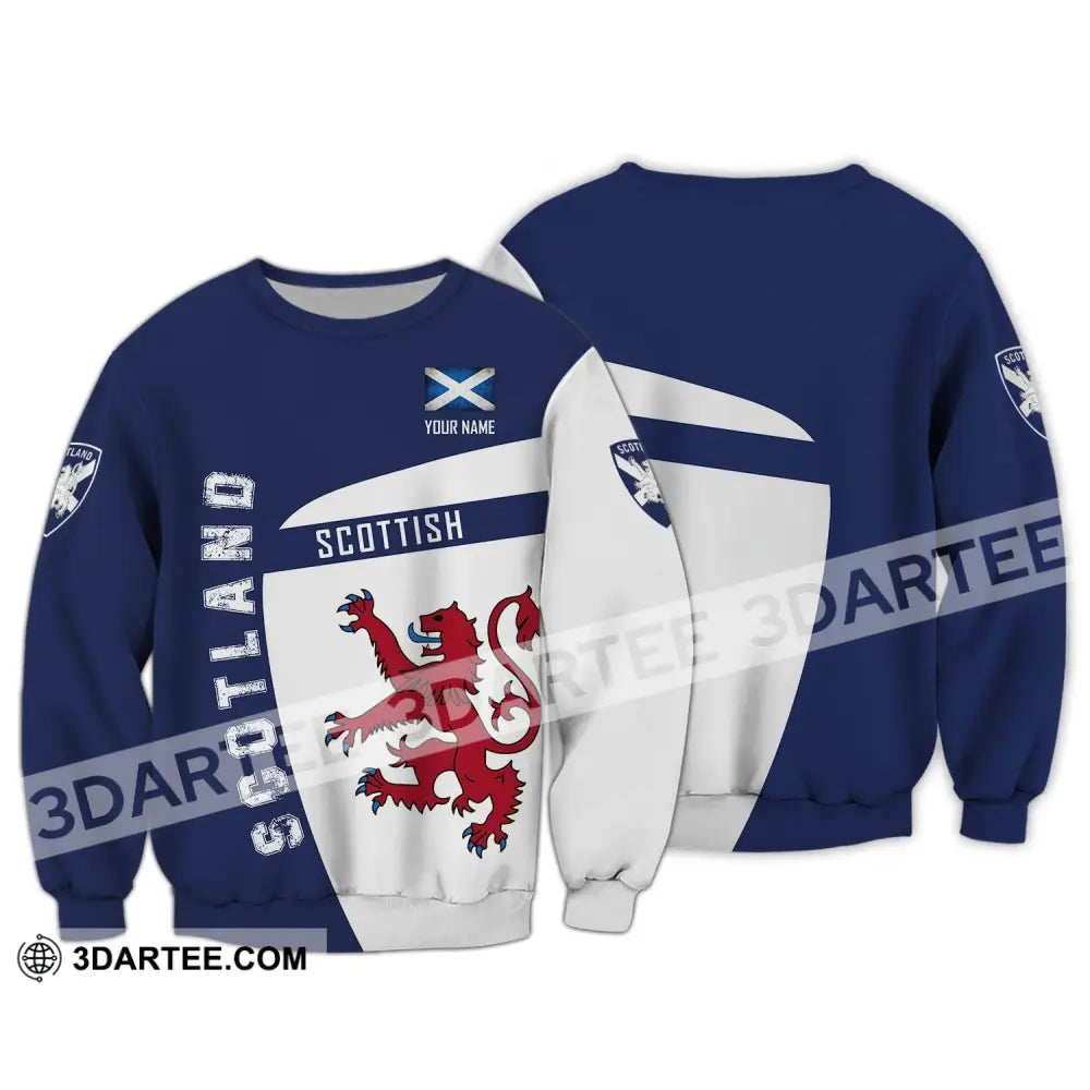 Unisex Shirt Custom Scotland Scottish T-Shirt Clothing Long Sleeve / S