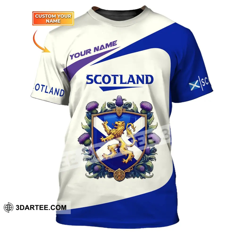 Unisex Shirt Custom Scotland Scottish T-Shirt Lover