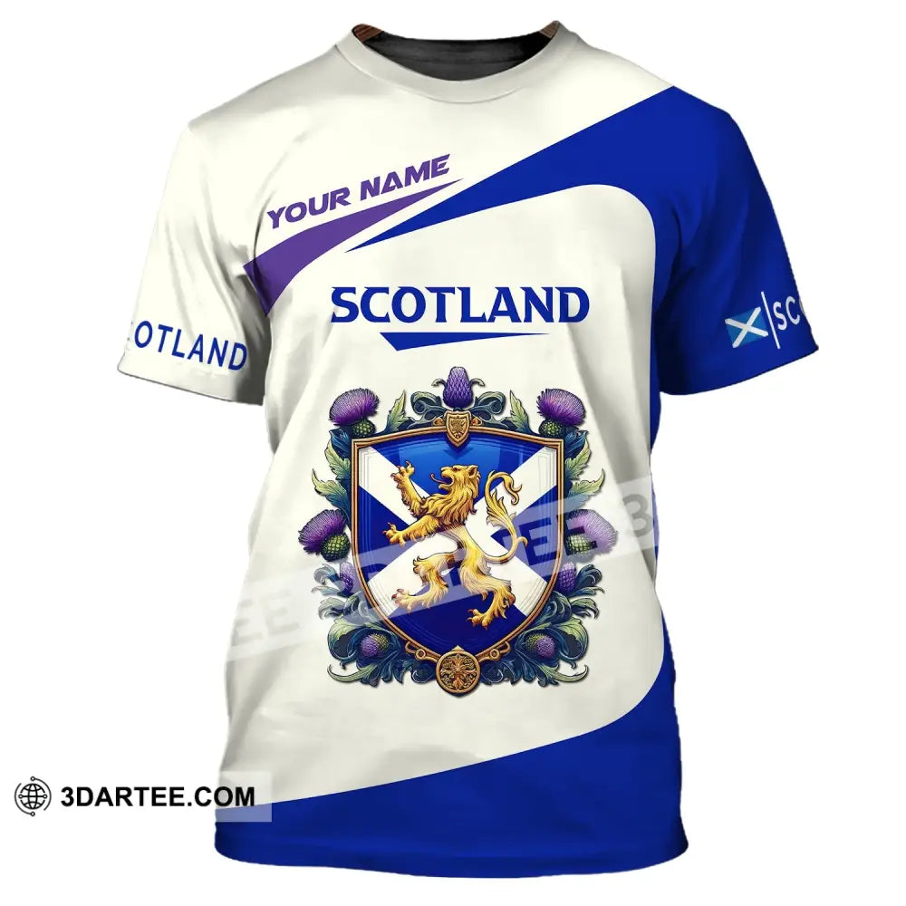 Unisex Shirt Custom Scotland Scottish T-Shirt Lover / S