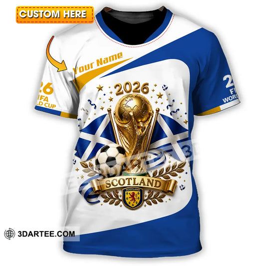Unisex Shirt - Custom Scotland World Cup 2026 Shirt - T-shirt