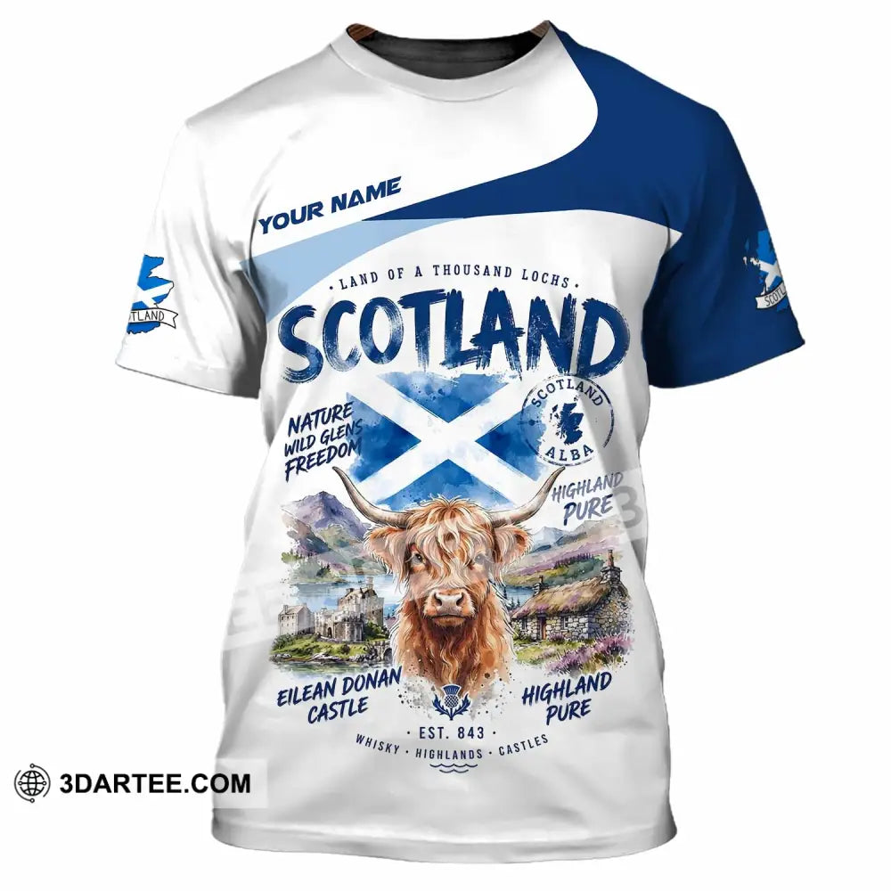 Unisex Shirt - Custom Scotland Shirt - T-Shirt / S - T-shirt