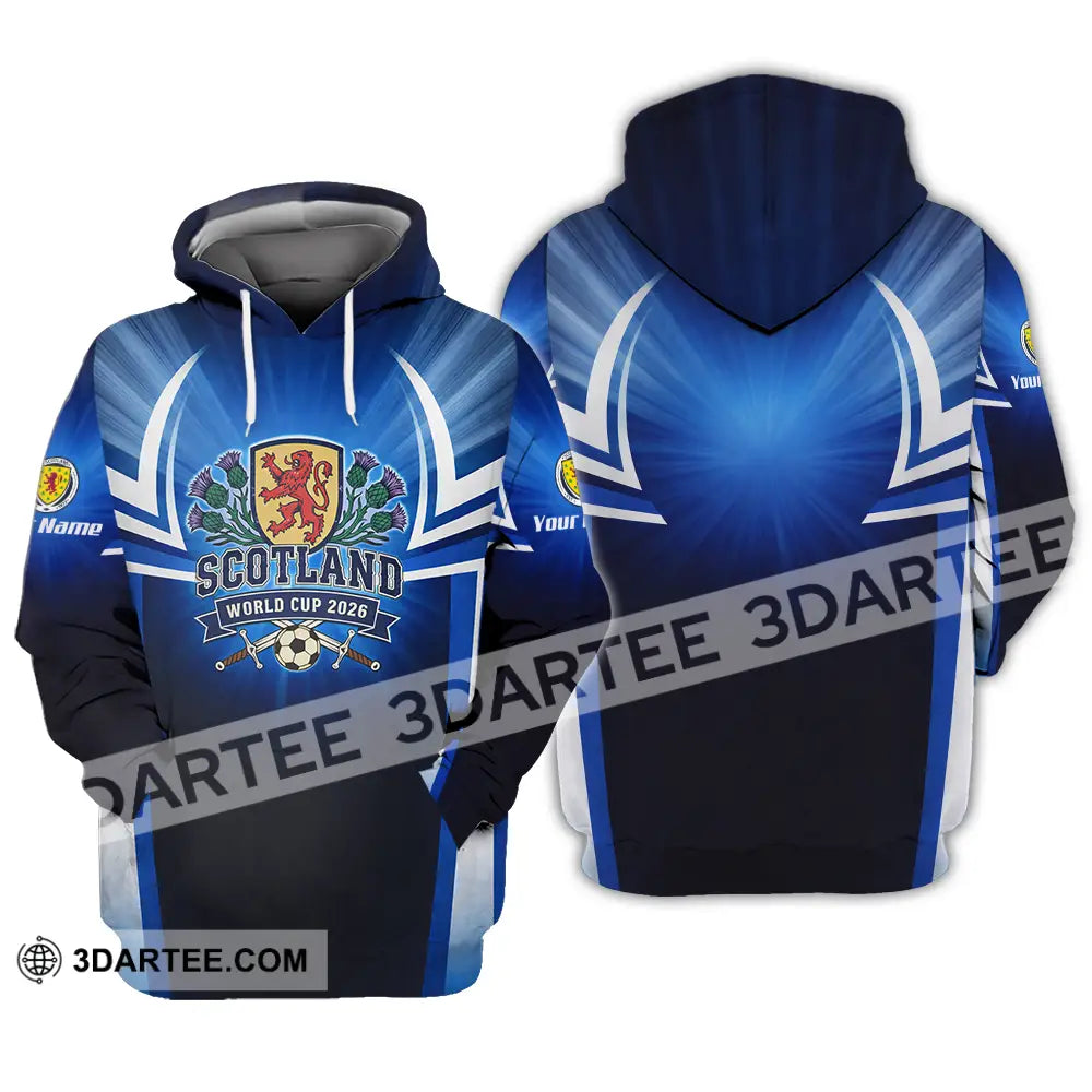Unisex Shirt - Custom Scotland World Cup 2026 3D Shirt - Hoodie / S - T-shirt