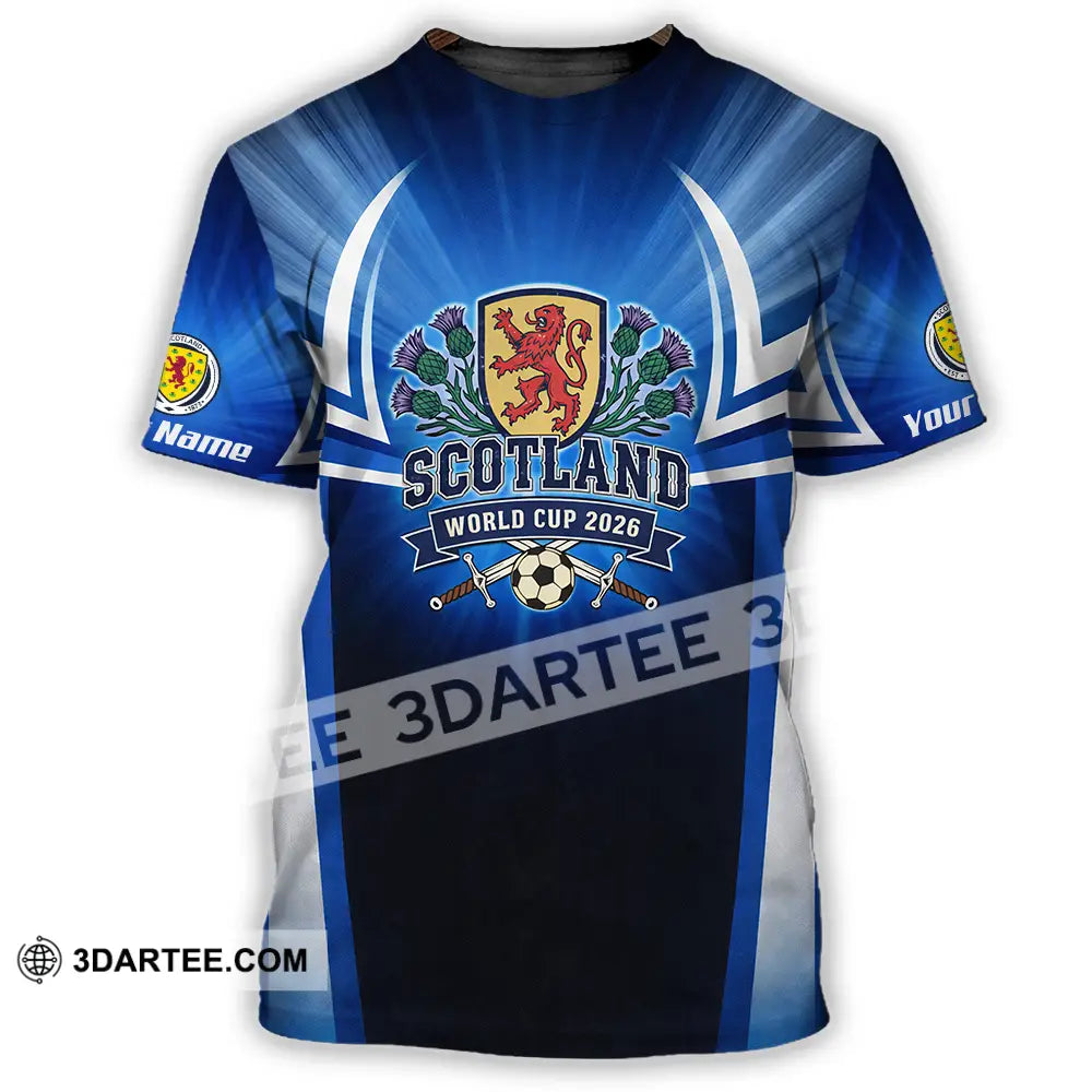 Unisex Shirt - Custom Scotland World Cup 2026 3D Shirt - T-Shirt / S - T-shirt