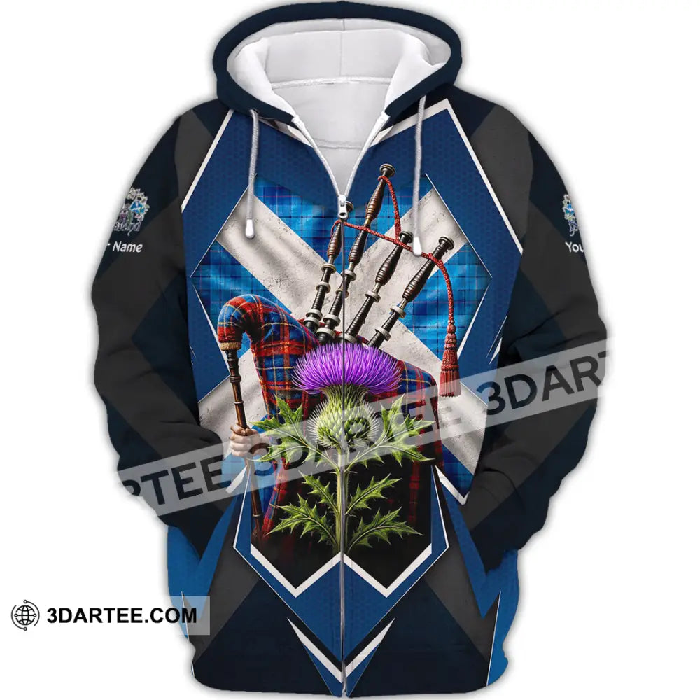 Unisex Shirt - Custom Scotland Shirt - Zipper Hoodie / S - T-shirt