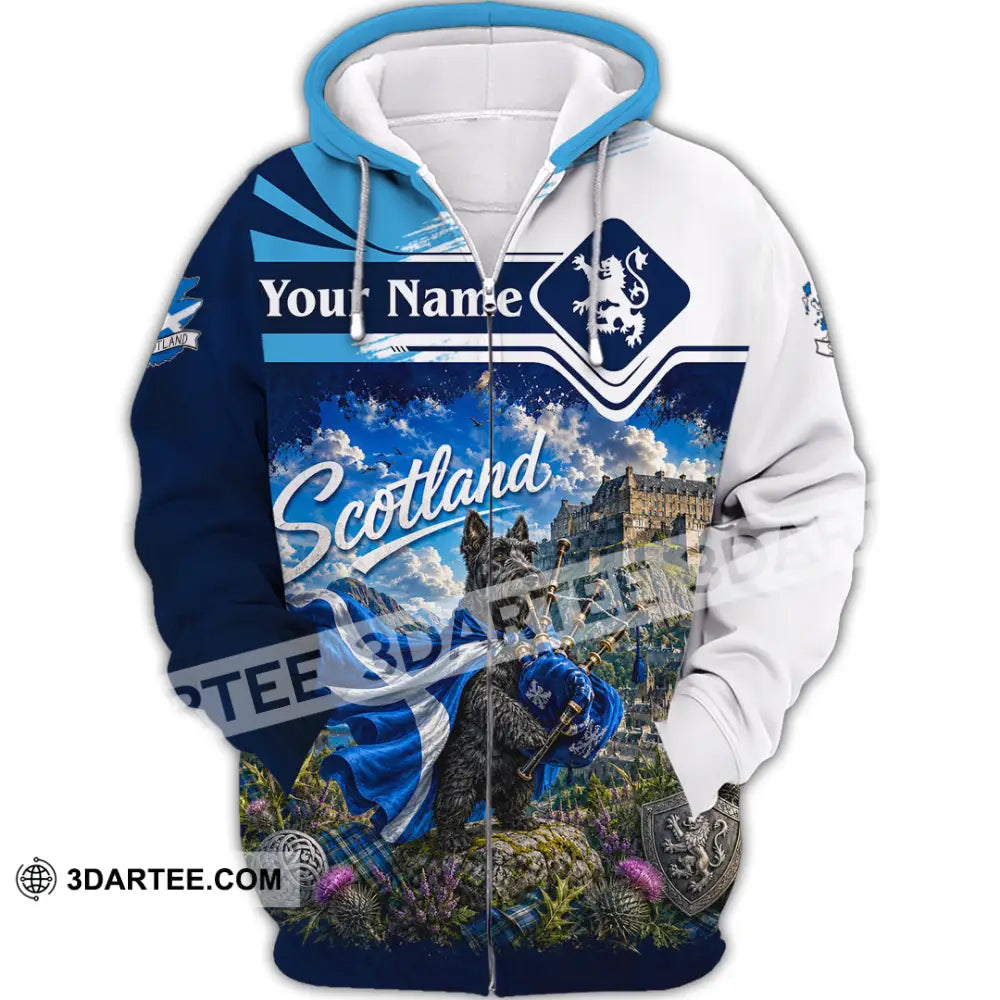 Unisex Shirt - Custom Scotland Shirt - Zipper Hoodie / S - T-shirt
