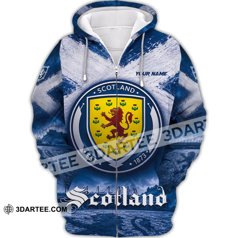 Unisex Shirt - Custom Scotland Shirt - Zipper Hoodie / S - T-shirt