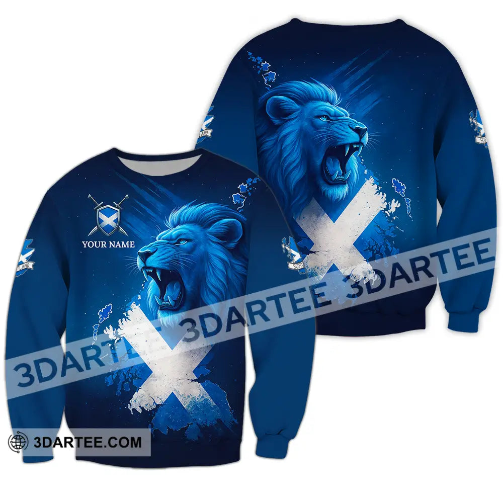 Unisex Shirt - Custom Scottish 3D Shirt Long Sleeve / S T-shirt