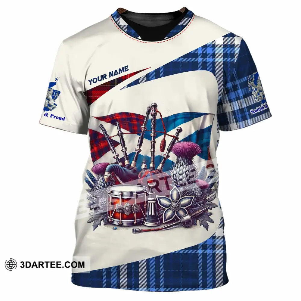 Unisex Shirt - Custom Scottish & Proud Shirt T-Shirt / S T-shirt