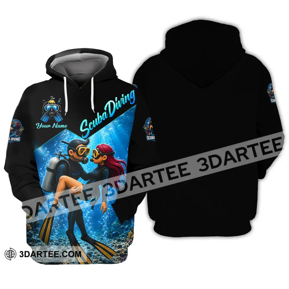 Unisex Shirt - Custom Scuba Diving Shirt - Hoodie / S - T-shirt
