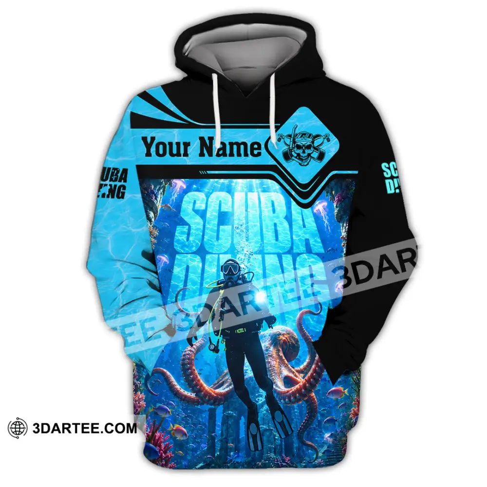Unisex Shirt - Custom Scuba Diving Shirt - Hoodie / S - T-shirt