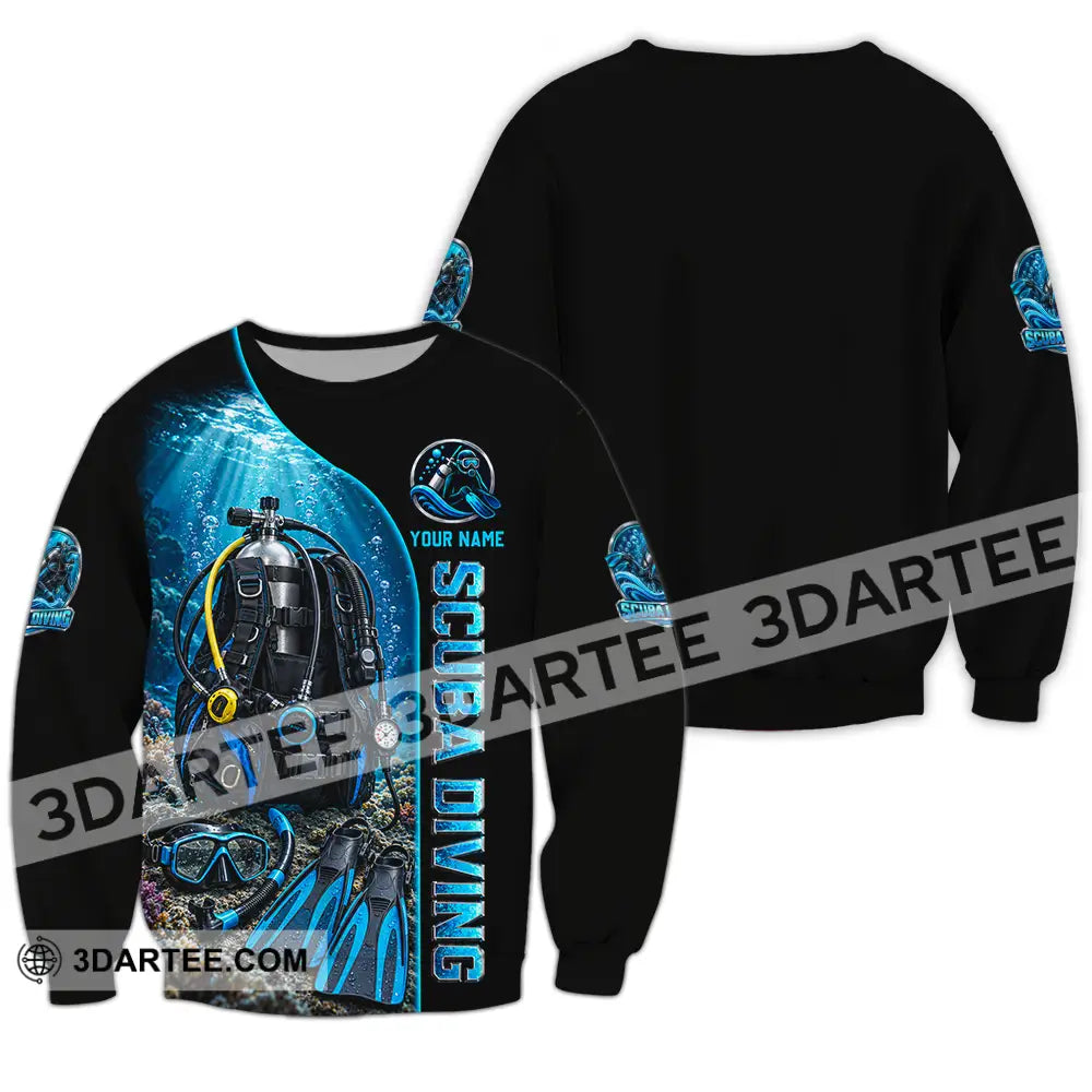 Unisex Shirt - Custom Scuba Diving Shirt - Long Sleeve / S - T-shirt