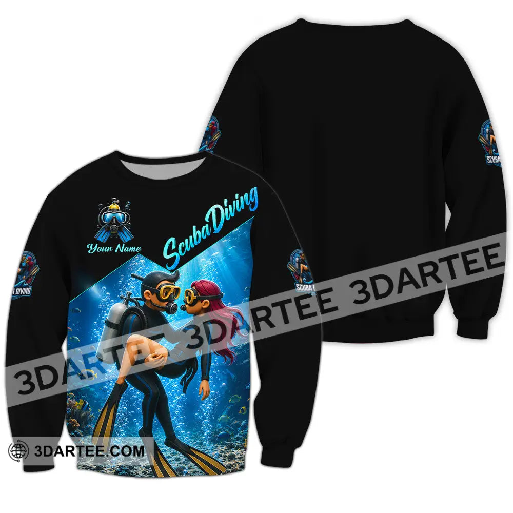 Unisex Shirt - Custom Scuba Diving Shirt - Long Sleeve / S - T-shirt