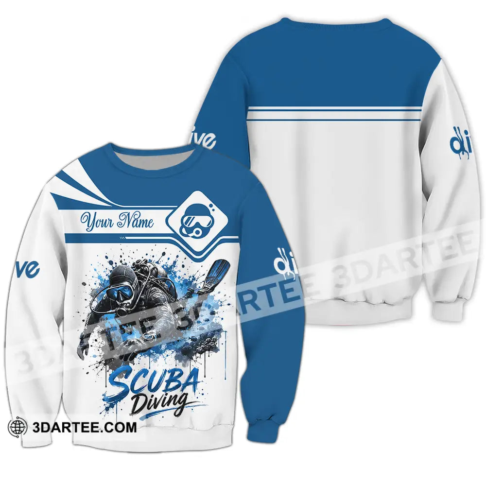 Unisex Shirt - Custom Scuba Diving Shirt - Long Sleeve / S - T-shirt