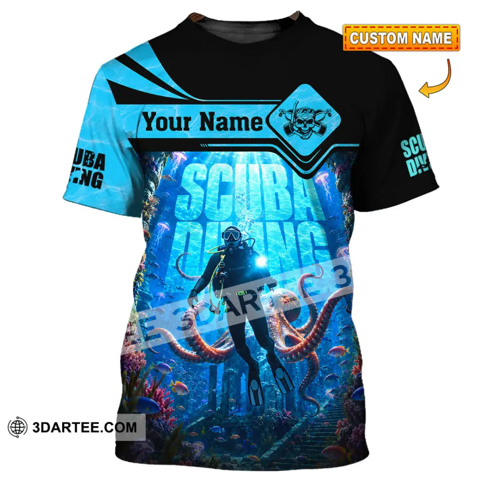 Unisex Shirt - Custom Scuba Diving Shirt - T-shirt