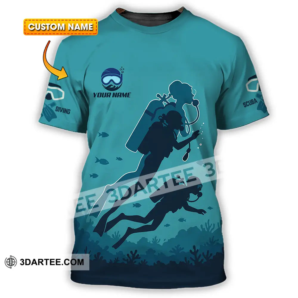 Unisex Shirt - Custom Scuba Diving Shirt T-shirt