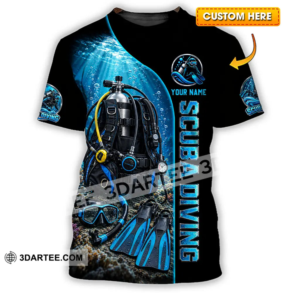 Unisex Shirt - Custom Scuba Diving Shirt - T-shirt