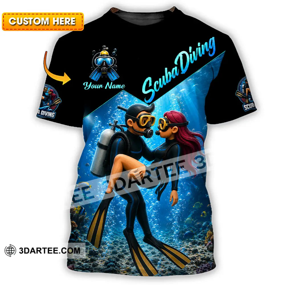 Unisex Shirt - Custom Scuba Diving Shirt - T-shirt