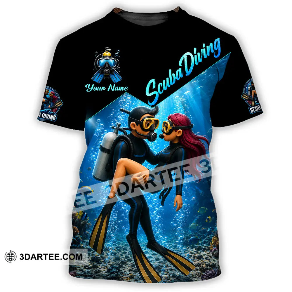 Unisex Shirt - Custom Scuba Diving Shirt - T-Shirt / S - T-shirt