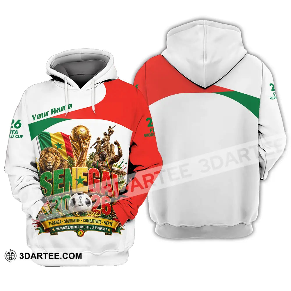 Unisex Shirt - Custom Senegal World Cup 2026 Shirt - Hoodie / S - T-shirt