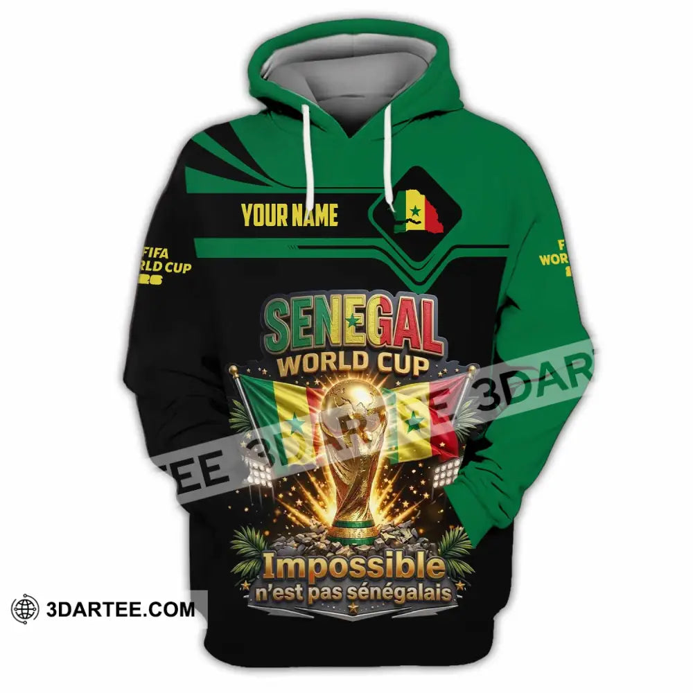 Unisex Shirt - Custom Senegal World Cup 2026 Shirt - Hoodie / S - T-shirt
