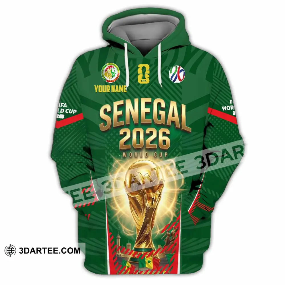 Unisex Shirt - Custom Senegal World Cup 2026 Shirt - Hoodie / S - T-shirt
