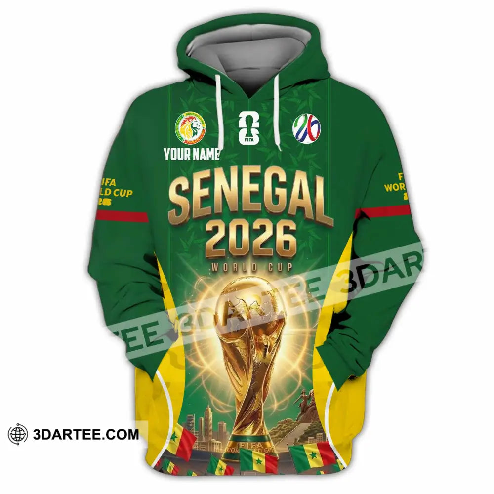 Unisex Shirt - Custom Senegal World Cup 2026 Shirt - Hoodie / S - T-shirt